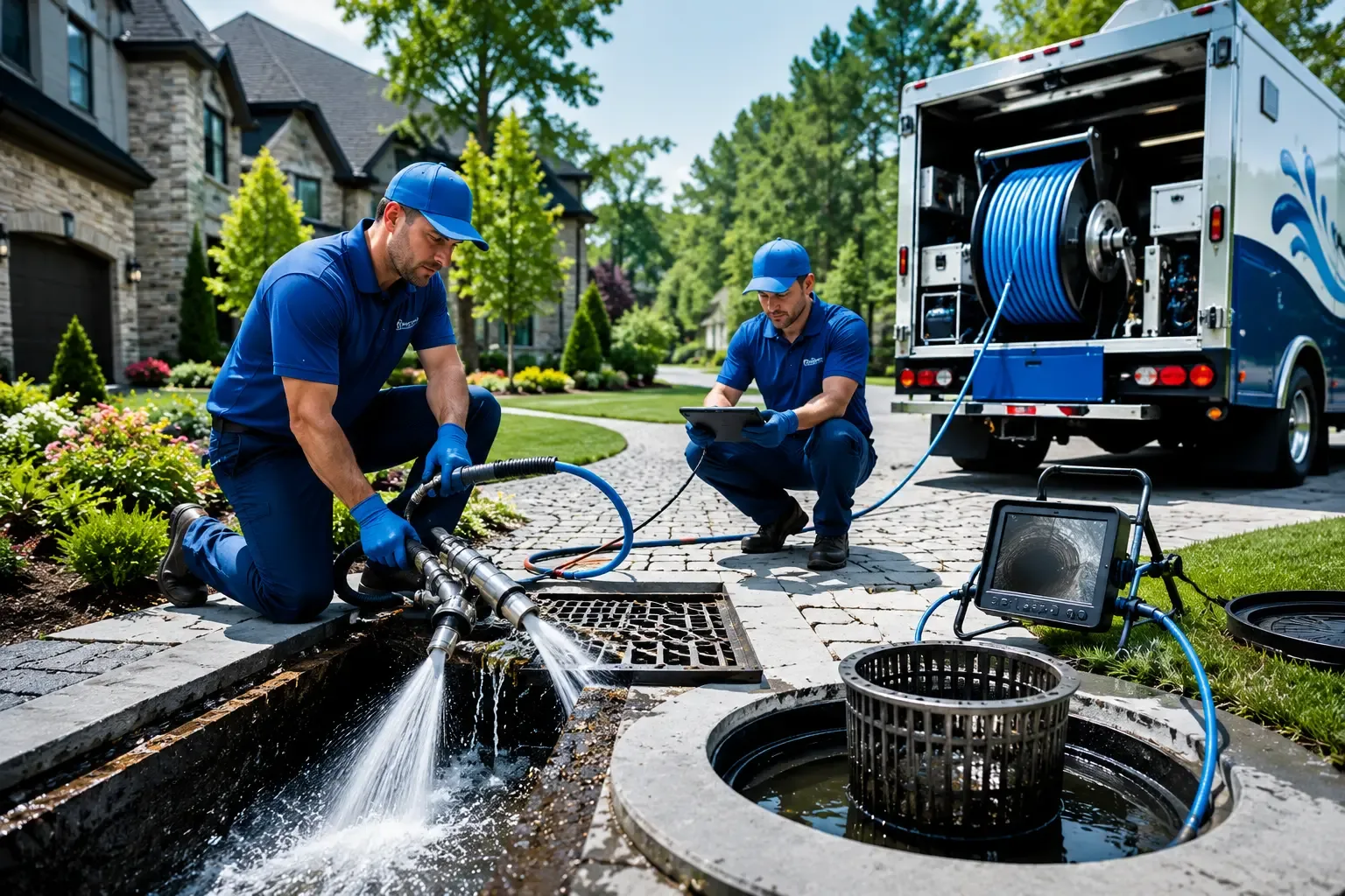 Local outdoor drain cleaning professionals in Ellington, NY